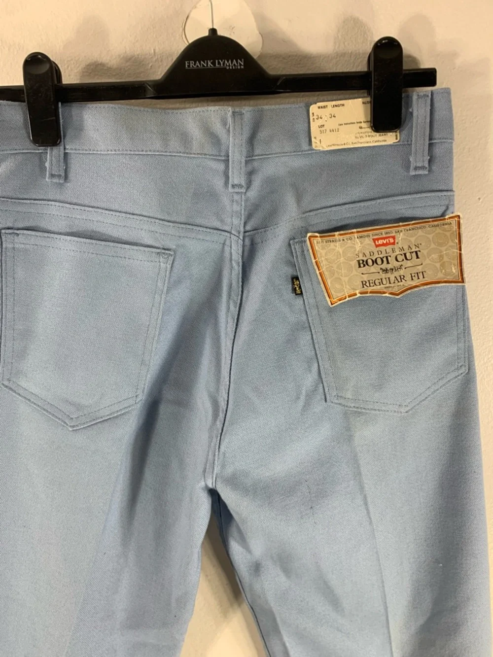 Vintage 80s levis 517 saddleman boit cut regular fit USA - Picture 3 of 12